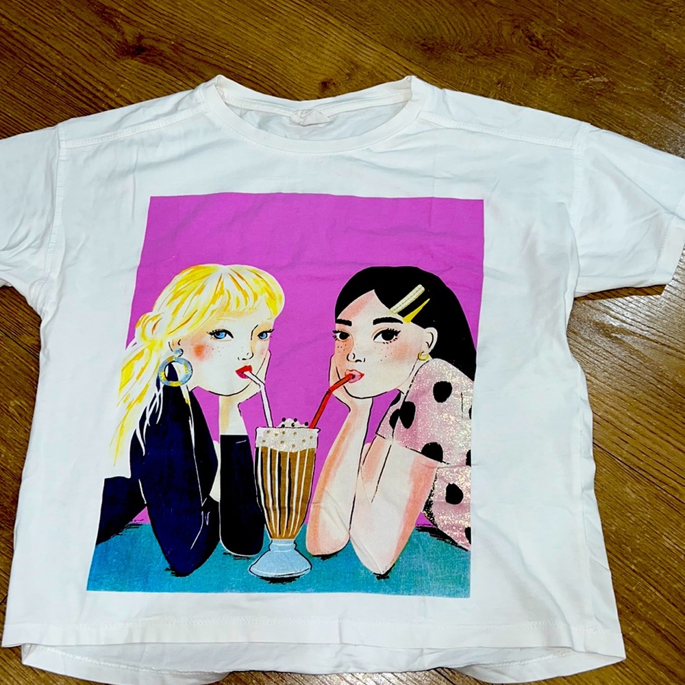 Zara kids shirt! Size 9 for girls! In great condition
